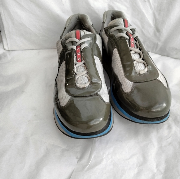 Men's PRADA Double Cup Sneaker size UK 11 us 12 authentic - Picture 13 of 16